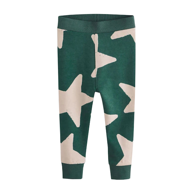 NXT Boy Green Trouser Off-white Star Printed