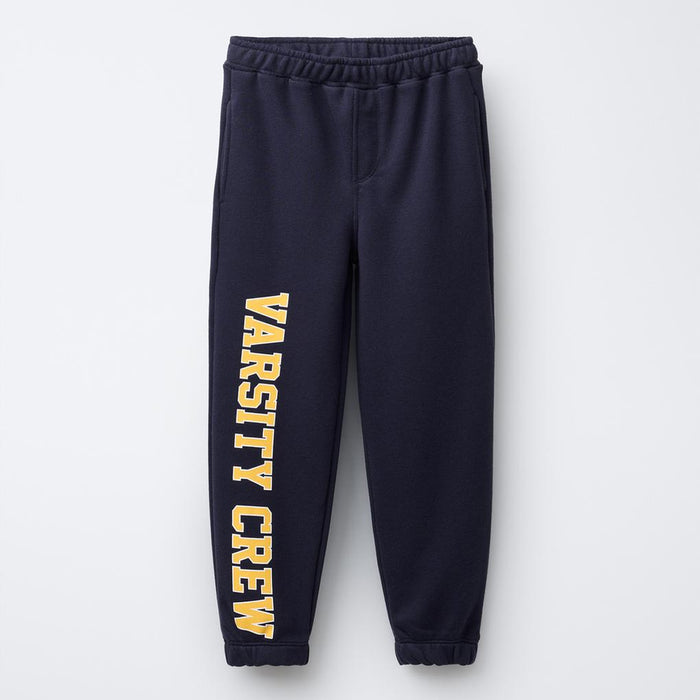 ZR Boy Blue Varsity Crew Printed Inner Fleece Trouser