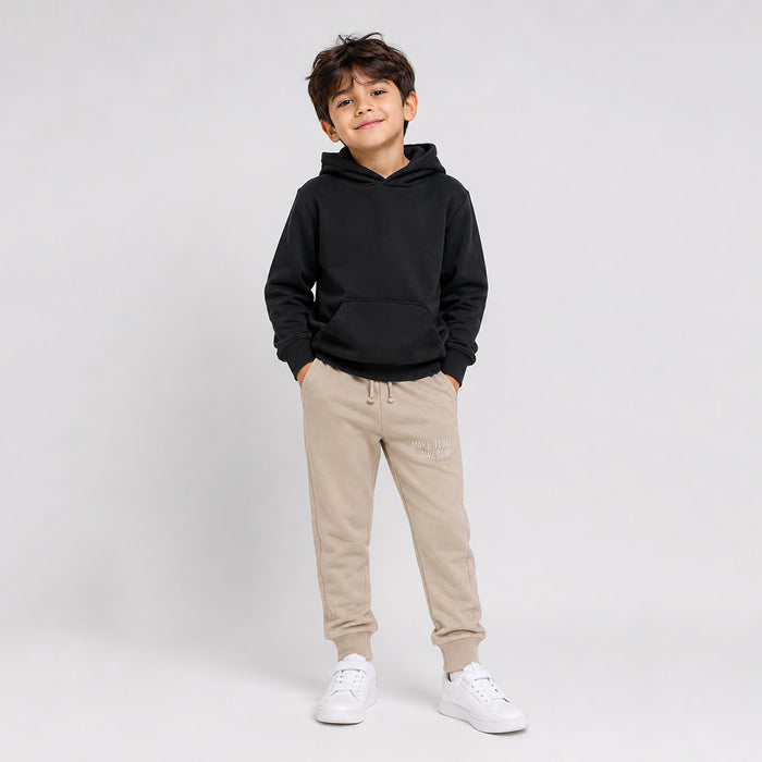 Boy Inner Fleece Side Pocket Grip Trouser