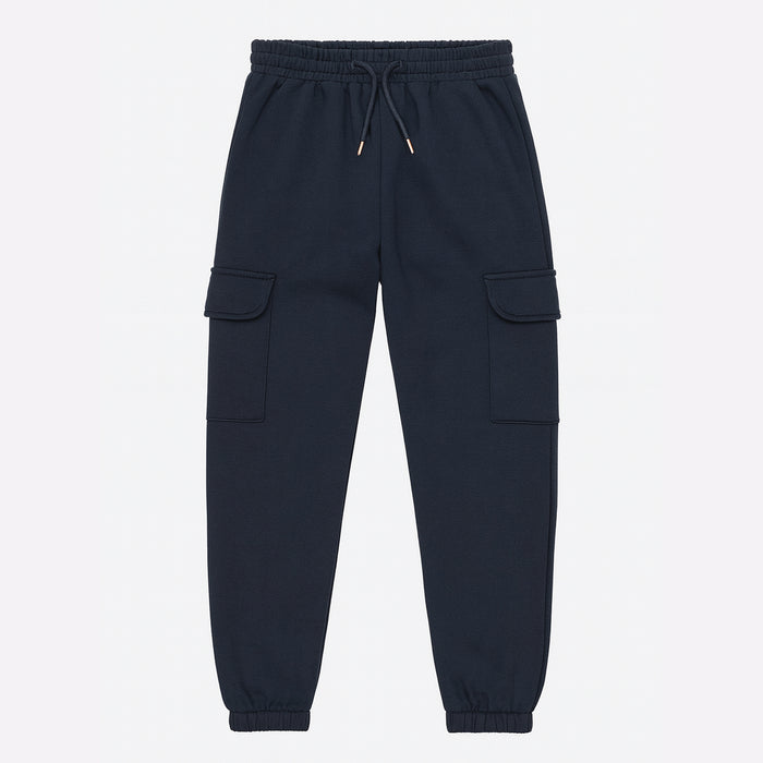 Boy Black Cargo Trouser