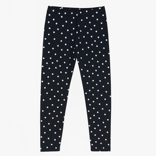 PRM Black With White Polka Girl Tights
