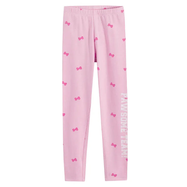 Nick Pink Paw Some Team Printed Tights