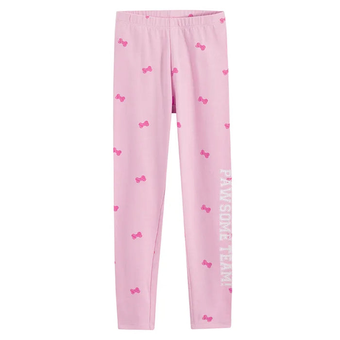 Nick Pink Paw Some Team Printed Tights