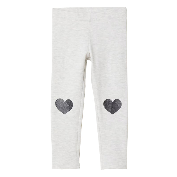 Silver Grey Tight With Black Heart Inner Tarry Staff