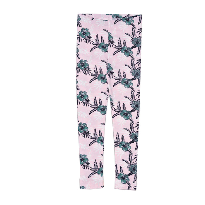 KC7 Girl Flower Printed Baby Pink Tights