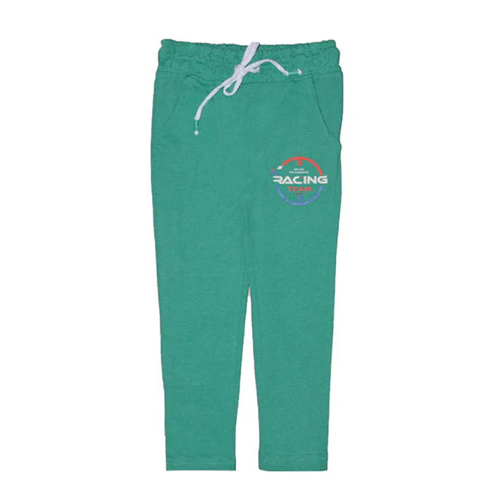 KC7 Girl Racing Team Printed Green Trouser