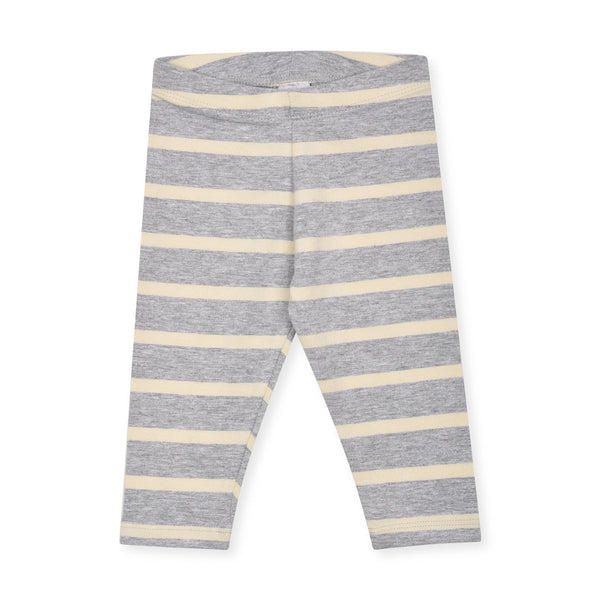 NXT Soft Cotton Jersey Grey With Yellow Lining Tights