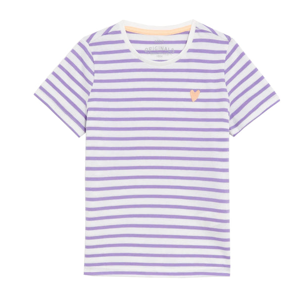 MS Girl Purple Lining T-Shirt