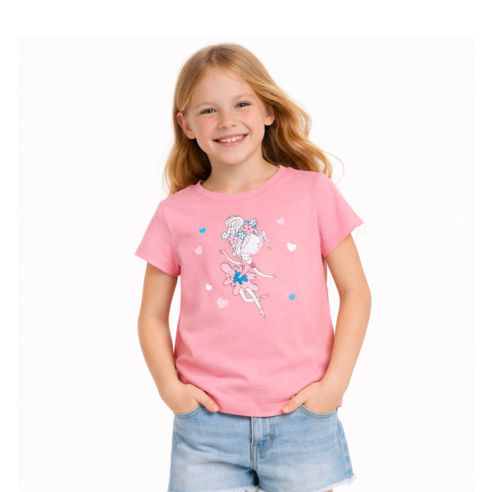 BC Girl Dancing Doll Pink T-Shirt