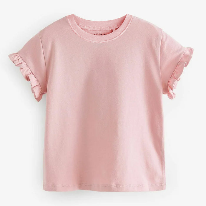 NXT Pink Shirt With Frill On Sleeves