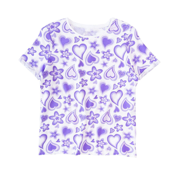 PRM Girls Purple Heart Designs T-Shirt