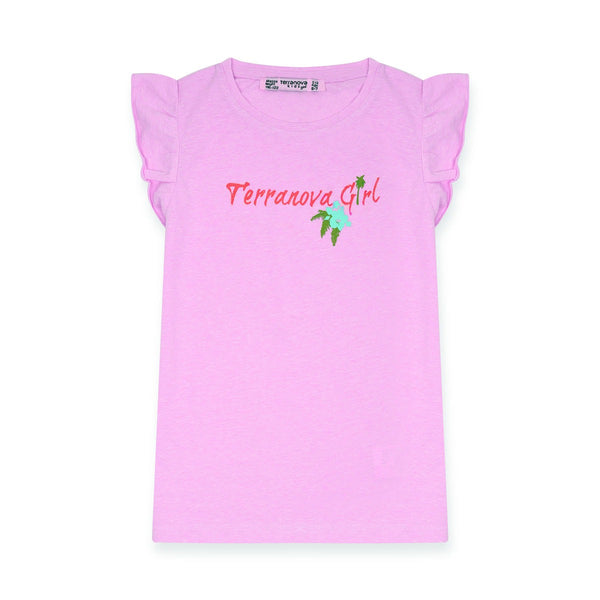 TN Girl Purple Terranova Print T-Shirt