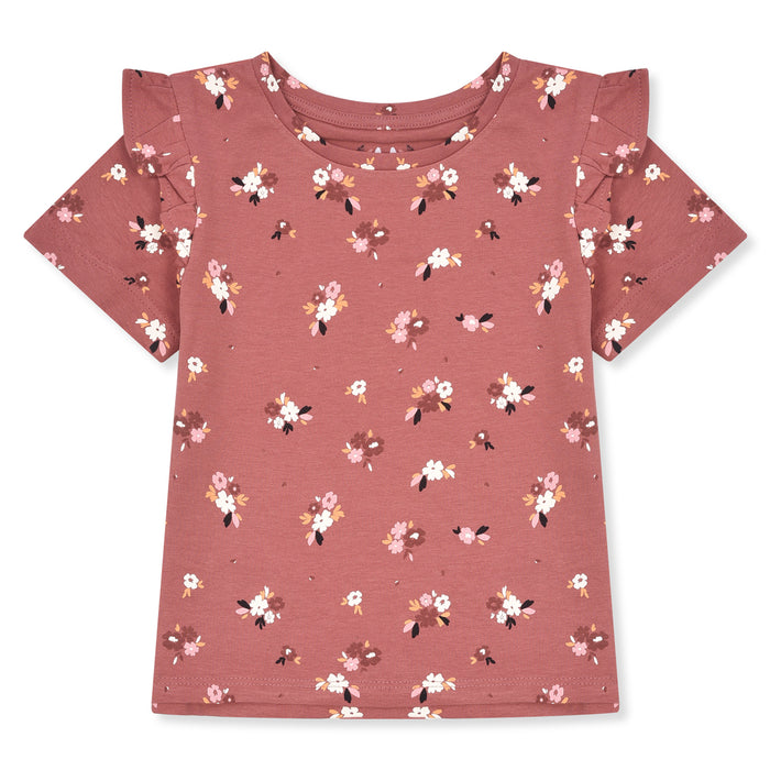 CA Girl Flower Printed T-Shirt