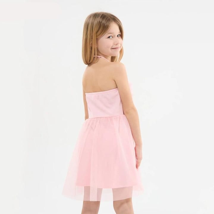 Terranova Ruffle Pony Pink Dress - TinyTikes.pk