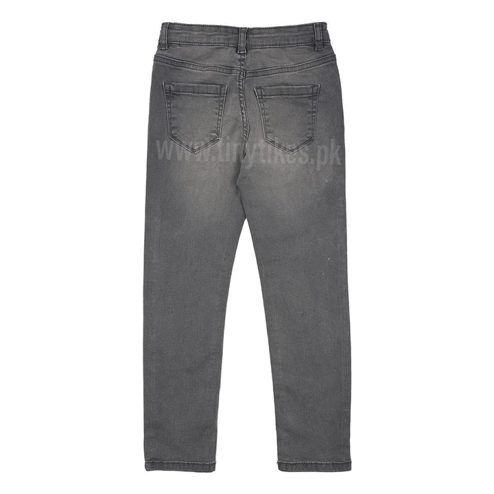 VBD Denim Grey Pant With Stars - TinyTikes.pk