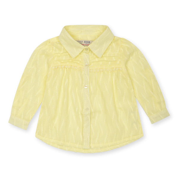 ZR Girl Yellow Full Sleeves T-Shirt