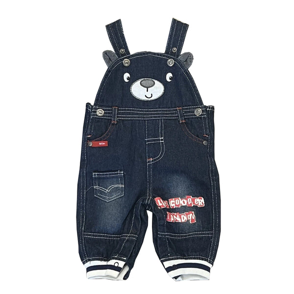 LEE COPR Boy Denim Blue Bear Face Embroidery