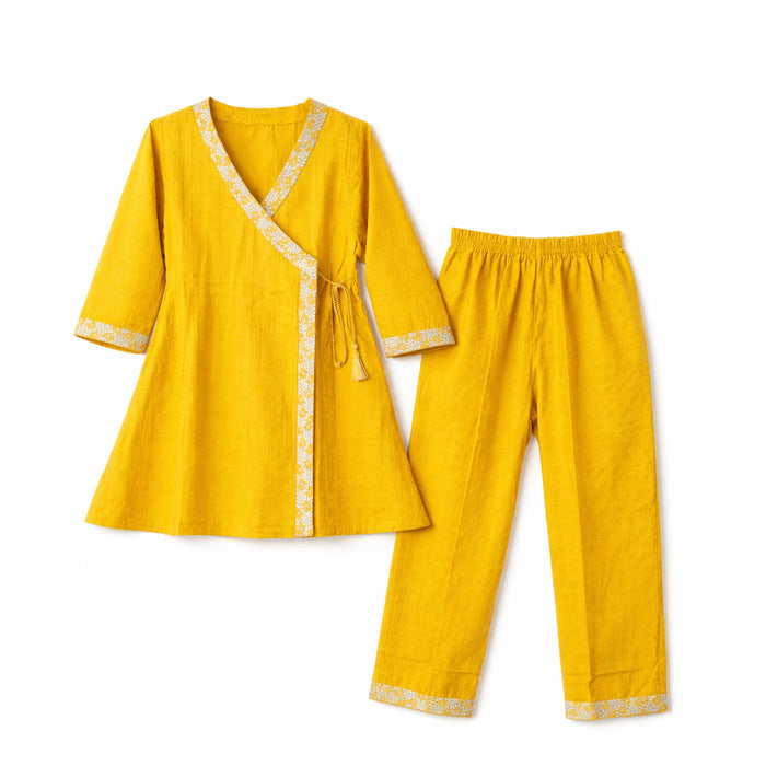 Girl Yellow Two Piece Set