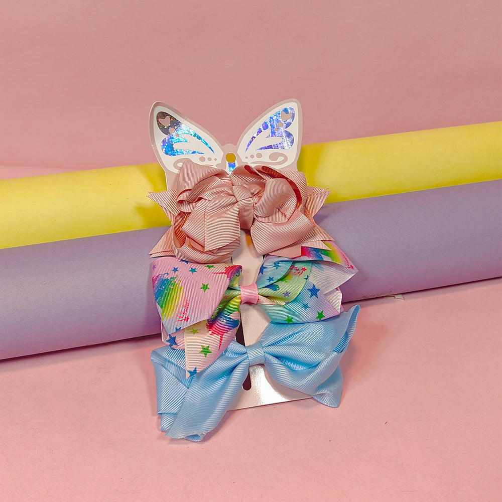 Girl Colorful Bows