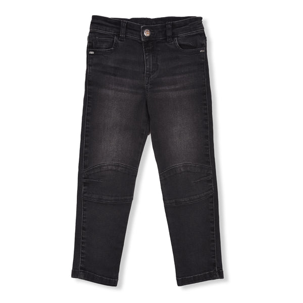 Boy Denim Black Pant