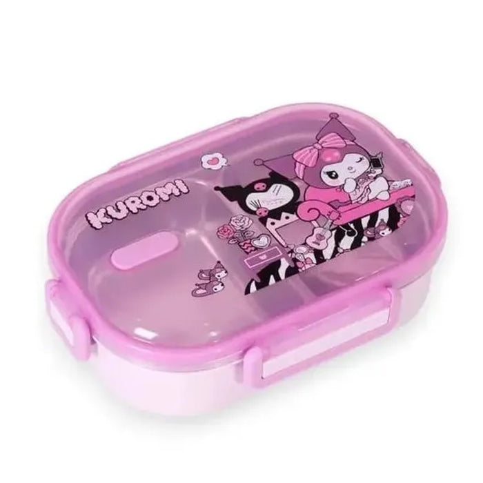 KIDS Character Printed Stainless Steel Lunch Box-2 Compartments