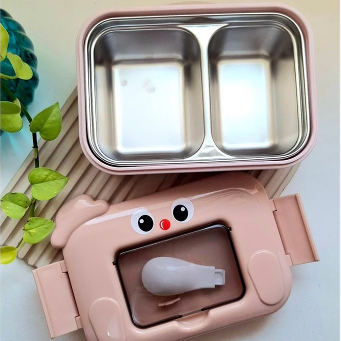 KIDS Stainless Steel Lunch Box-2 Food Compartments