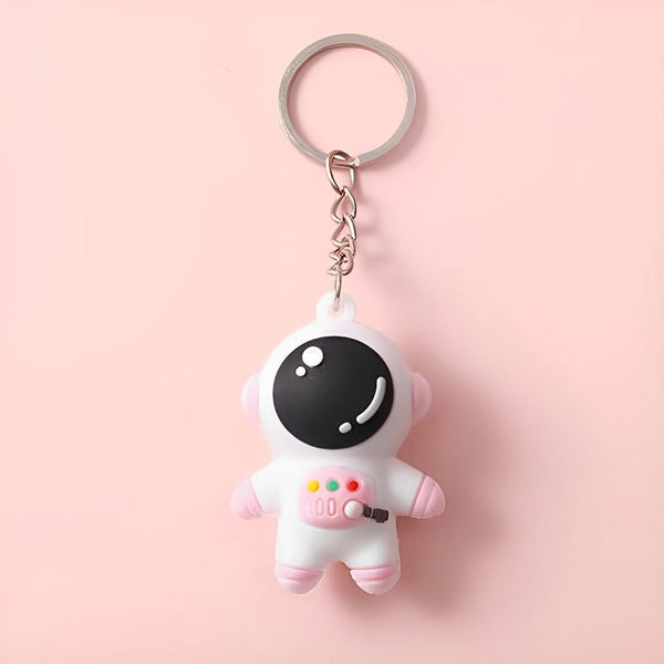 Pink Astronaut Keychain