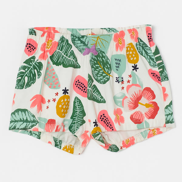 Girl Flower Organic Short